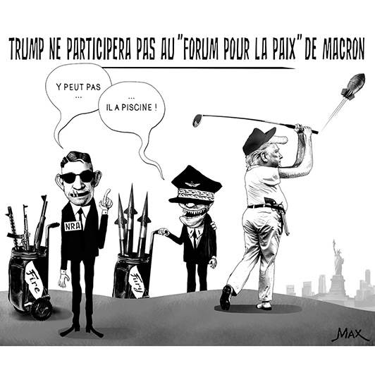 Trump très occupé