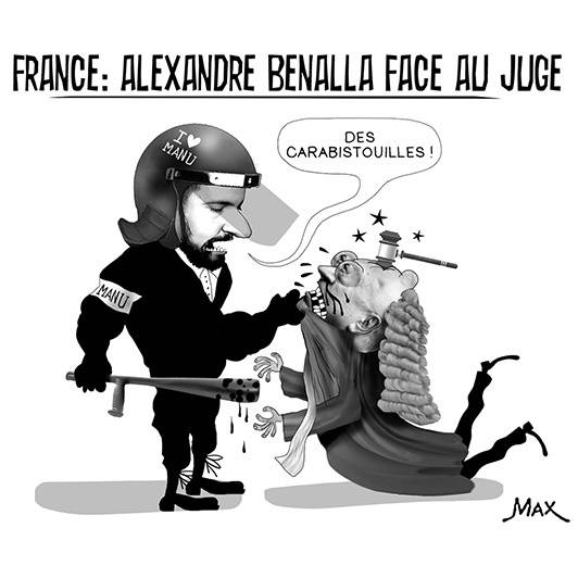 Benalla, ex-bras droit de Macron, face au juge